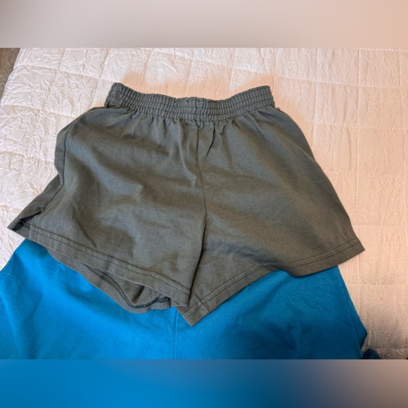 Soffe Blue and Yellow Shorts - Picture 2 of 4